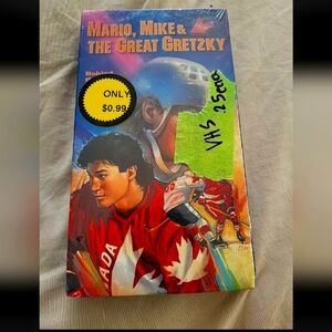 Vintage VHS Mario Mike And The Great Gretzky 1998 NTSC Alliance Canada Sealed